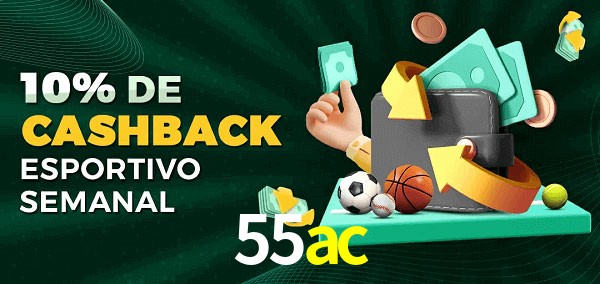 10% de bônus de cashback na 55ac