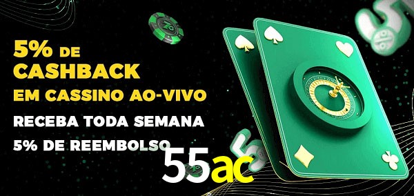 Promoções do cassino ao Vivo 55ac